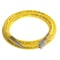 Continental 1/2" x 3' Yellow EPDM Air Hose, 250 PSI, 1/2" Ind. Interchange M+F QC HZY05030-03-51 - alternate 1